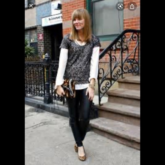 J. crew gray vintage sequin top - Picture 3 of 8